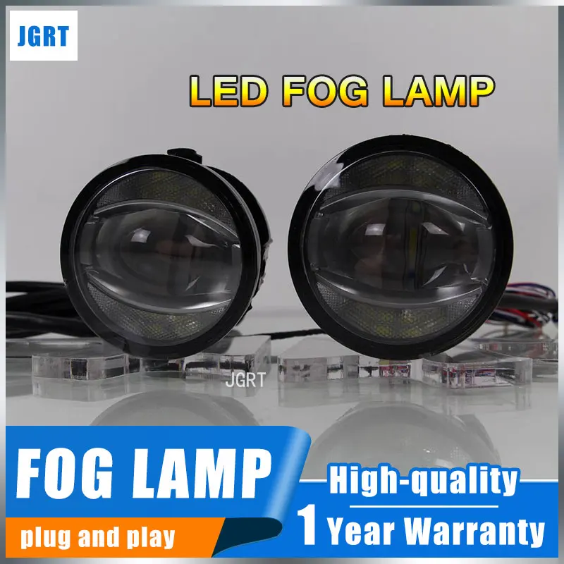 

JGRT 2014-2016 For Peugeot 408 led fog lights+LED DRL+turn signal lights Car Styling LED Daytime Running Lights LED fog lamps