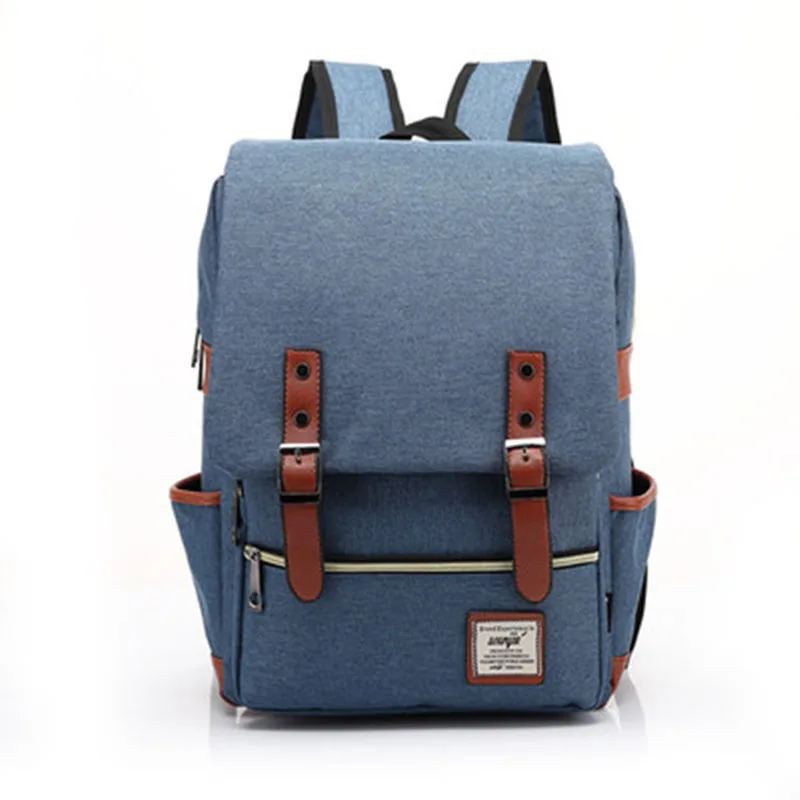 

2020 Women Canvas Backpacks for Teenager Girls Men Casual Student School Bag Fashion Travel Rucksacks 14/16 inch Laptop backpack