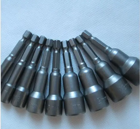 14 шт. Nutdrivers Power Гайка Набор Драйверов Двойной Метрическая ММ и Стандарт SAE 1/4 &quotHex