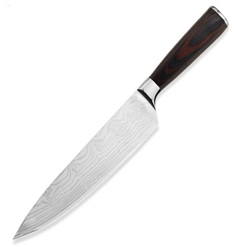 8 &quotНержавеющая сталь шеф повар Ножи овощей фруктов резак Sharp мясо Тесак