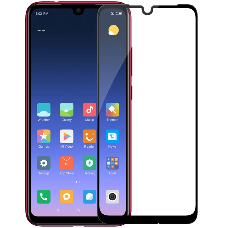 Закаленное стекло с полным покрытием для xiaomi redmi note 7 pro prime NILLKIN Amazing CP +