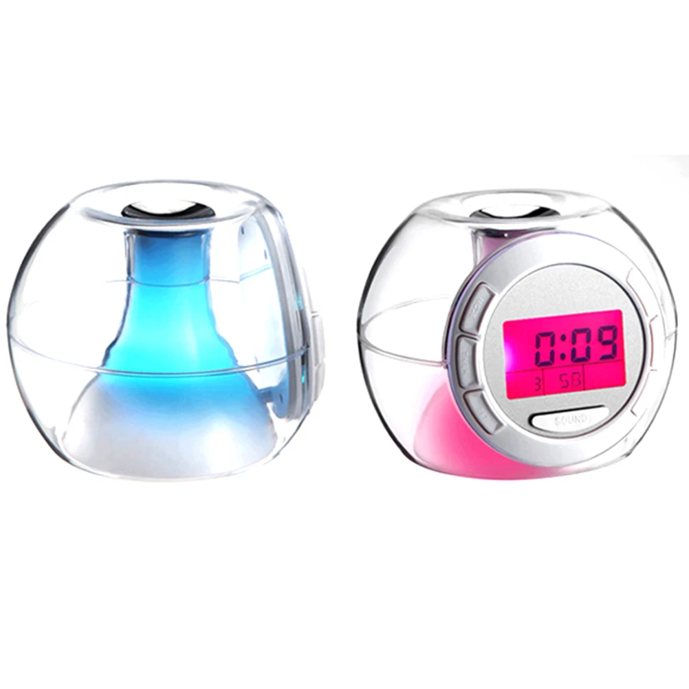 Wake Up Light часы цифровой ночной сон свет с Календари Температура Дисплей и звуки