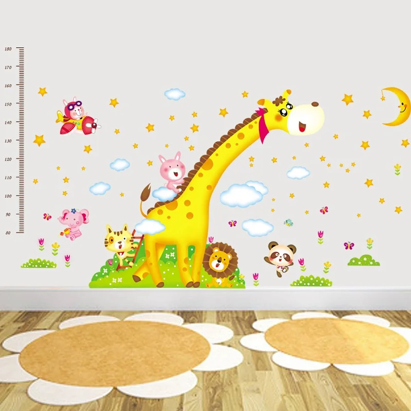 Виниловые наклейки на стену Жираф 160x230 см|wall decals|stickers home decorvinyl wall stickers |