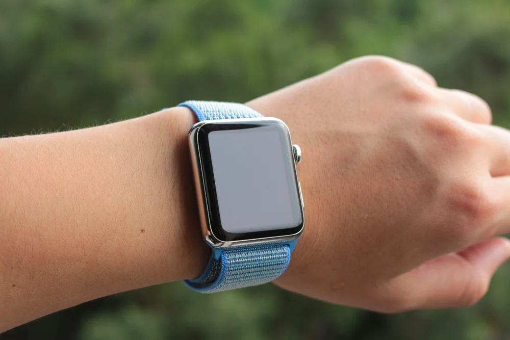 URVOI 2019 Спортивная петля для apple watch series 4 3 2 1 ремешок iwatch двухслойная тканая