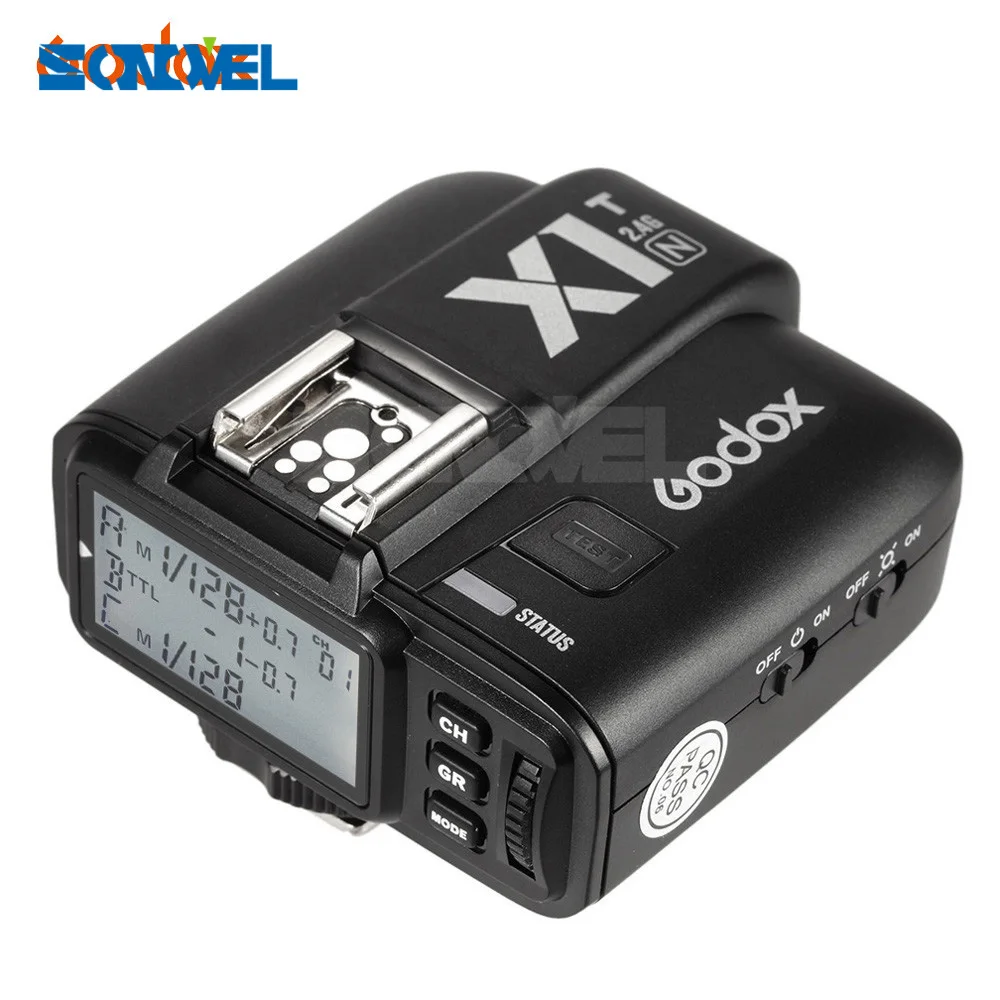 Беспроводной триггер Godox X1T N TTL 2 4G для Nikon + приемник вспышки V850 V860C V860IIC V860N XTR 16S V850II
