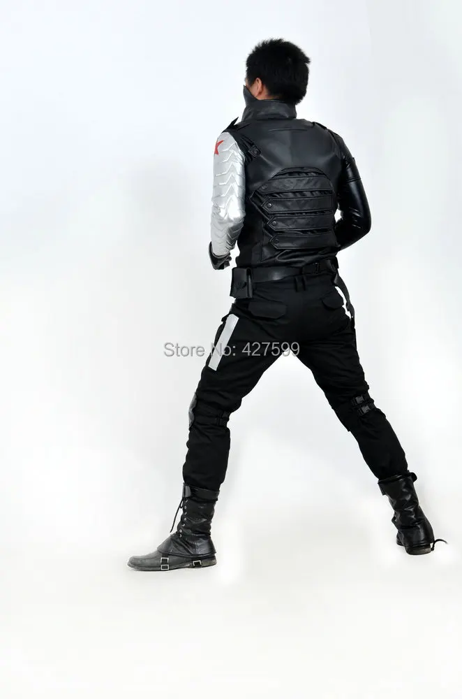 Лидер продаж 2014 костюм Капитана Америки: зимний солдат для косплея костюмы на