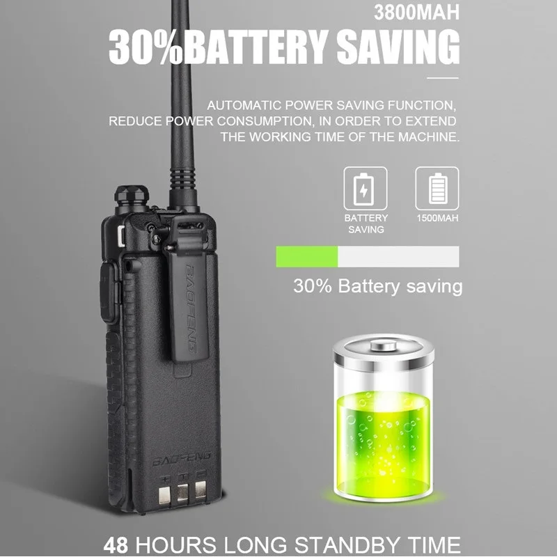 Мощный BAOFENG UV 5R 8 Вт рация CB радио любительский двухдиапазонный