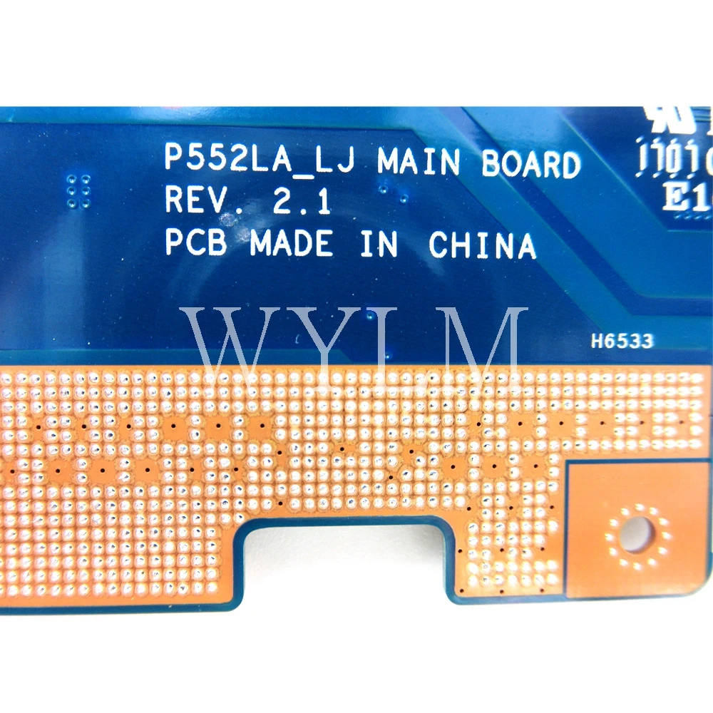 P552LA I3 5005 процессор ноутбук материнская плата для ASUS P552LJ 90NX0050 MB2300 протестирована