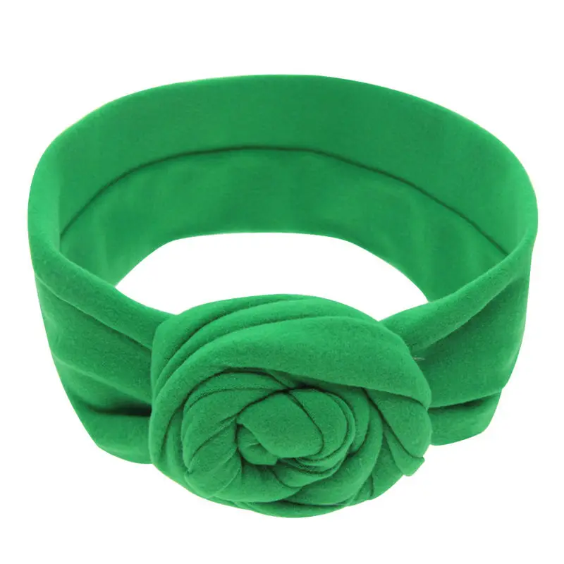 Naturalwell New Cotton Head Band Top Knot Headband Baby Girls Flower Warp Meadow Style Toddler Infant Hairband HB203S | Детская одежда
