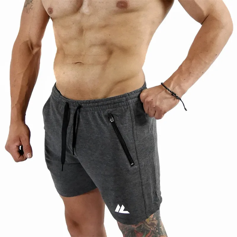 Новый Для мужчин s с принтом хлопковые шорты до середины икры Длина тренажерные