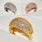 Кольцо женское из серебра 925 пробы, розовое золото