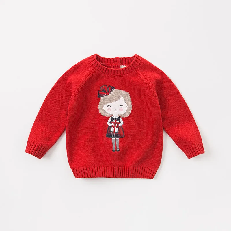 DB8433 dave bella autumn infant baby girls fashion top kids toddler pillover children boutique knitted sweater | Мать и ребенок