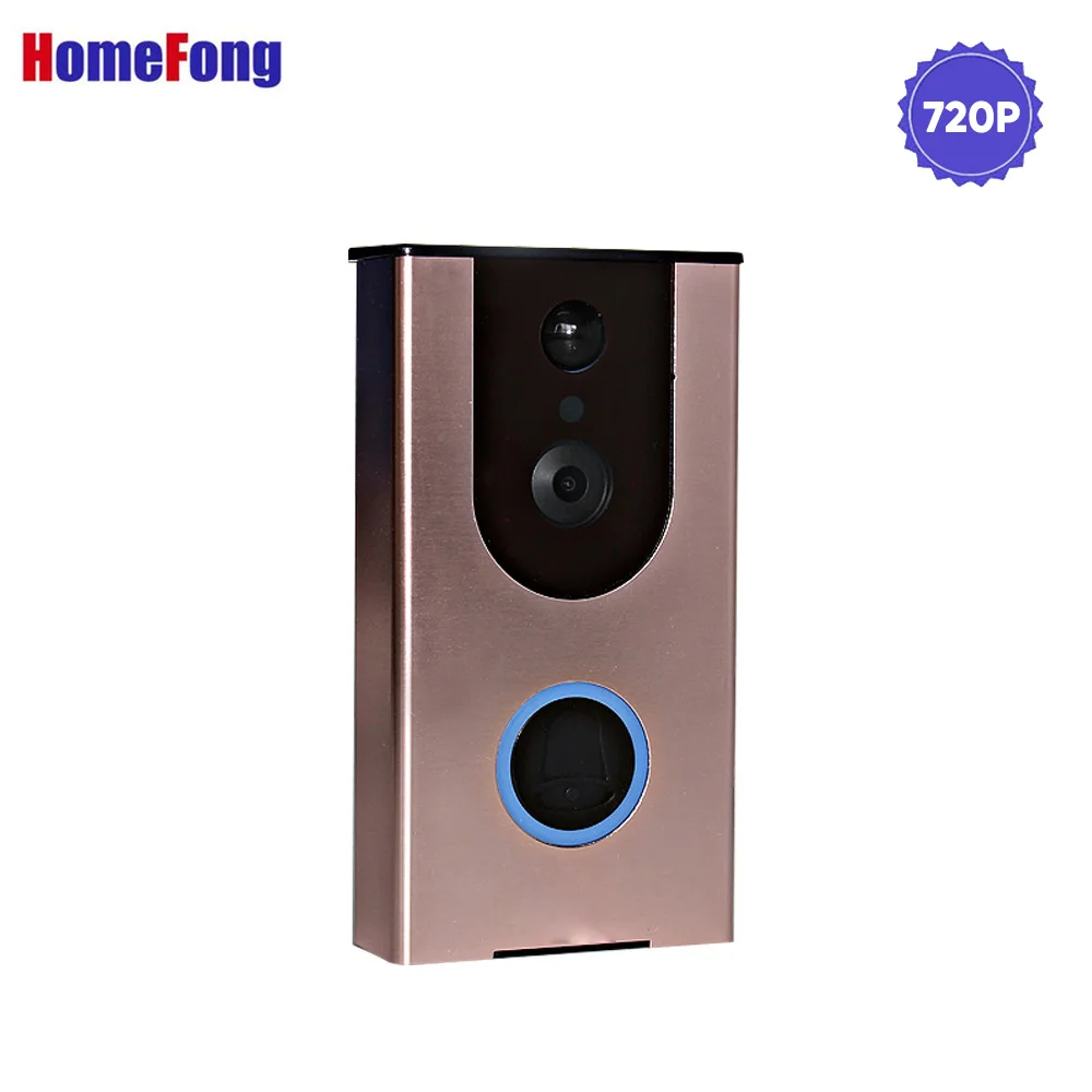 Homefong HD Кольцо телефон видео домофон двойной способ говорить 720 P беспроводной