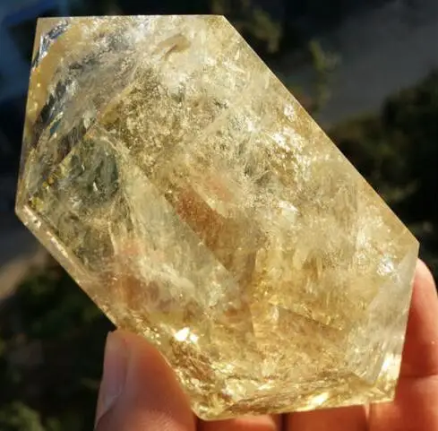 Высокое качество 100% натуральный цитрин кварца кристаллическая палочка для