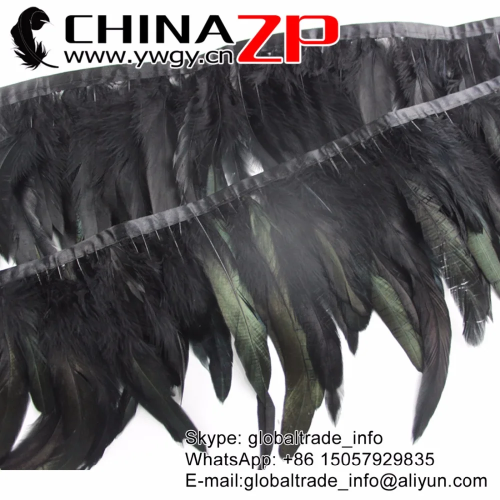 Завод CHINAZP оптовая продажа 10 ярдов/Лот изящная окрашенная черная петушиная