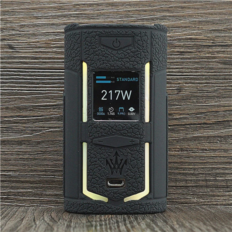 Текстурный чехол для VooPoo X217 217W TC Box Mod защитный силиконовый накладка VOOPOO Вуди Vapes X