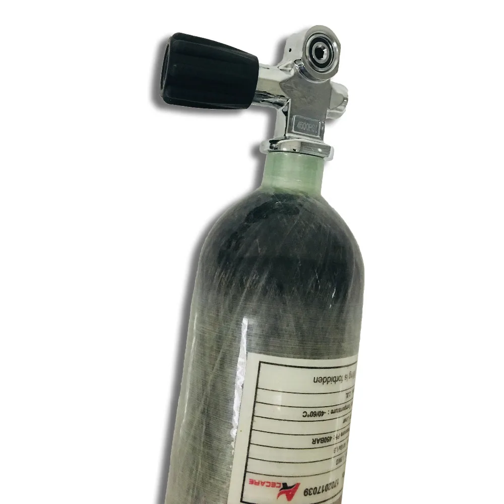 AC10251 2L Pcp Пейнтбольный бак Hpa углеродное волокно цилиндр для дайвинга/танки 4500Psi