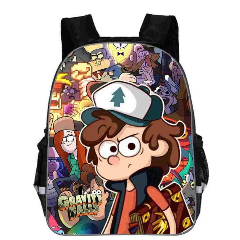 11-16 дюймов школьные сумки аниме Гравити Фолз Диппер Пайнс школьная сумка рюкзак