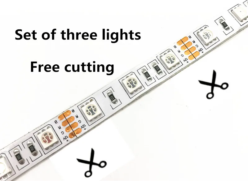 Фото DC12V5050LED световая полоса эпоксидная водонепроницаемая цветная версия телесного DC12V5050LED световая полоса эпоксидная водонепроницаемая цветная версия телесного