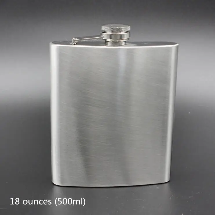 C88 18 ounces (500ml CTREE 1 шт Портативные бутылки вина из нержавеющей стали на открытом воздухе путешествия воды напиток вакуумная колба 1 унция(28 мл)-18 унций(500 мл) C88 - Цвет: C88 18 ounces (500ml