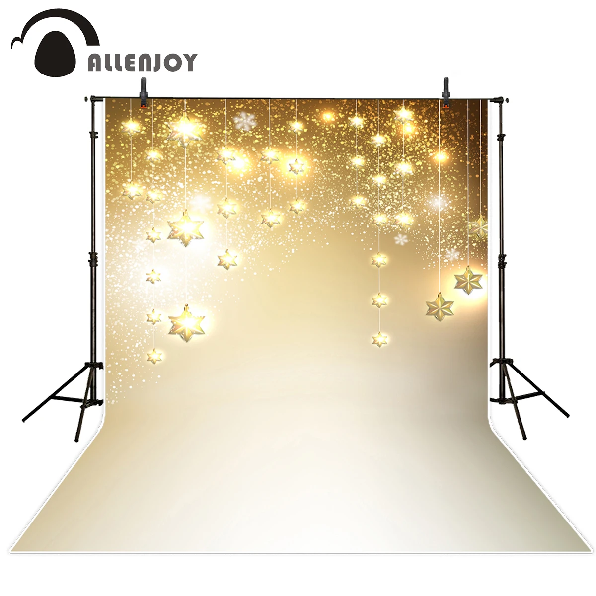 Allenjoy фотофоны блестящие золотые звезды фоны для фотостудии фон фотостудии|backgrounds