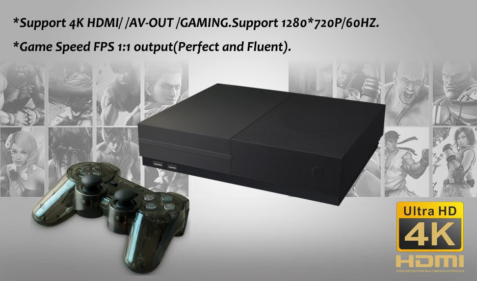 X Pro 4K выход Ретро семейный ТВ игровой плеер со встроенными 800 классическими
