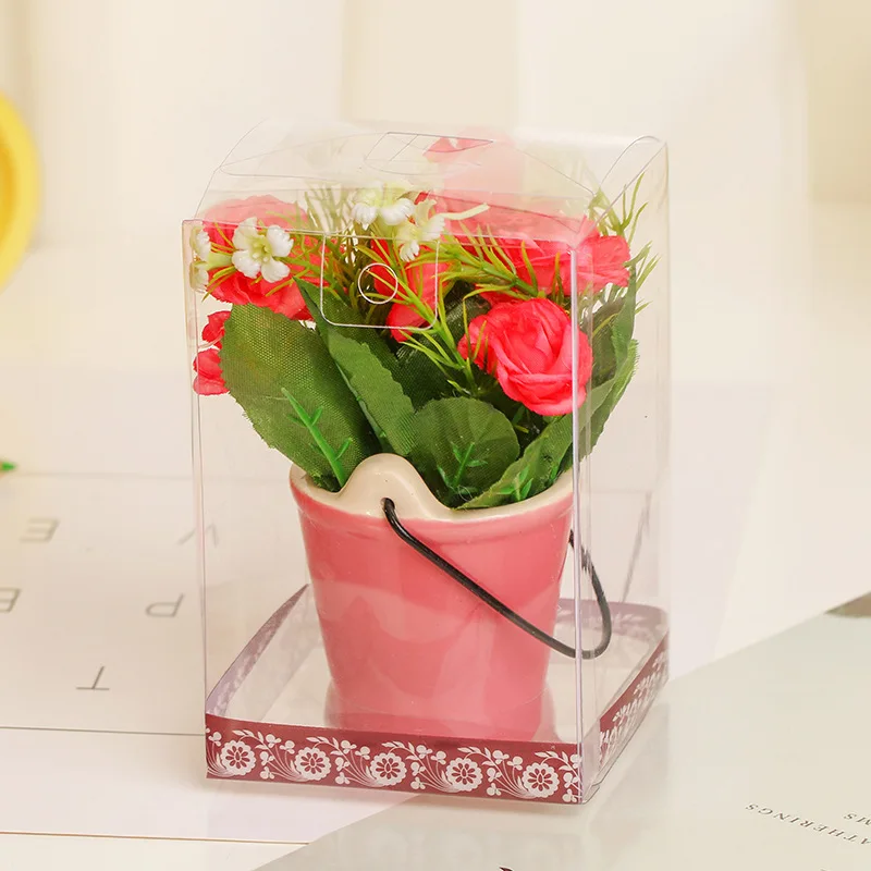 2017 Новый дизайн имитация цветов керамические цветочные горшки контейнер