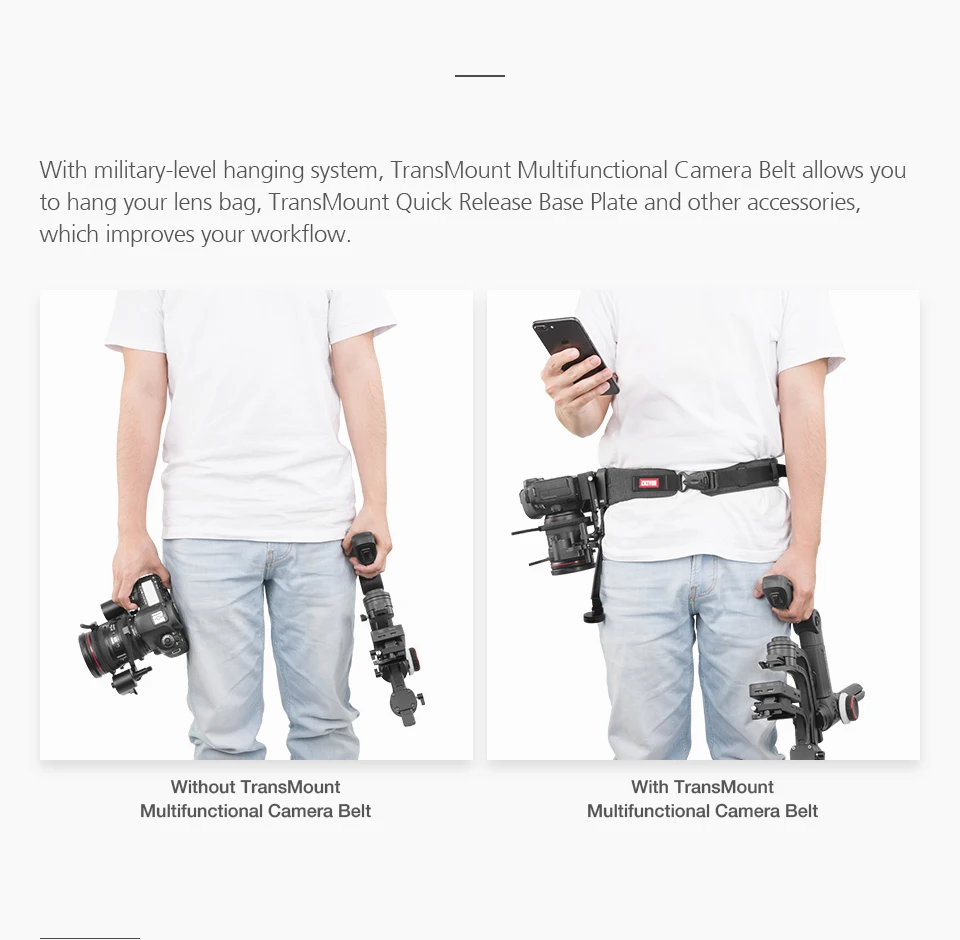 Zhiyun Crane 3 LAB 3-осевой ручной карданный стабилизатор для DSLR Canon Nikon Panasonic камер, беспроводная передача изображения ViaTouch