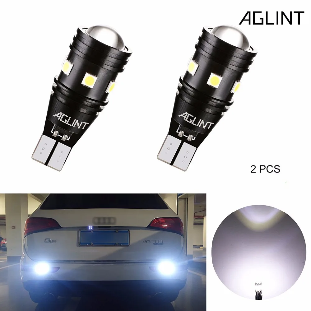 AGLINT 2 шт. T15 W16W 912 921 CANBUS OBC без ошибок T16 светодиодный лампы 3030 SMD 9 s авто задний