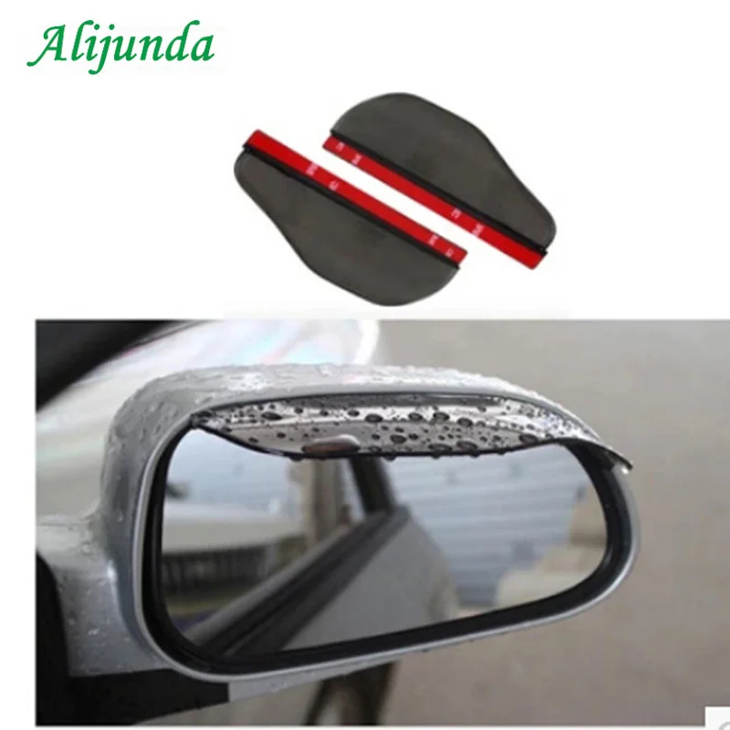 2 шт./компл. автомобиля зеркало заднего вида дождь брови щит Гибкая Защита ПВХ
