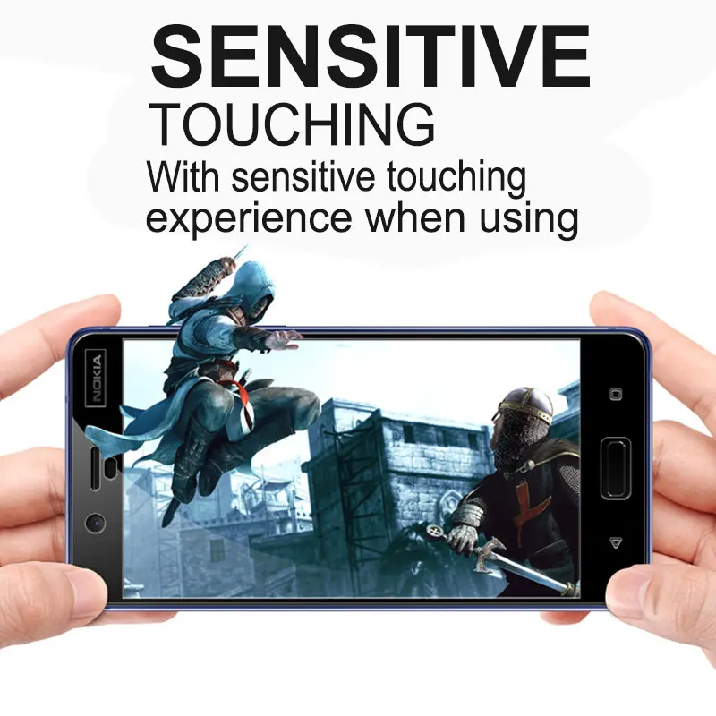 Закаленное стекло 9H для Nokia X6 Защита экрана 6 1 5 7 8 X5 2 3 Plus 2017 2018 защитная пленка |
