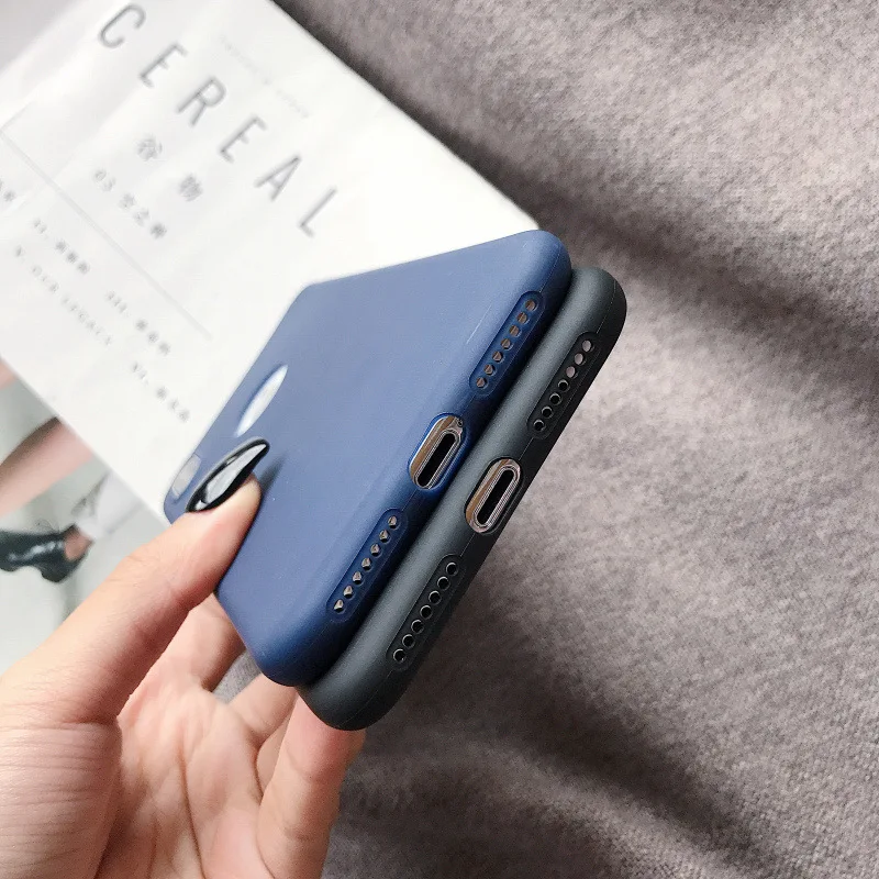 Матовый чехол для iphone XS 5 5S SE 6 6S 7 8 Plus 6plus 6splus 7plus X 10 XR XSMAX из мягкого ТПУ силикона |