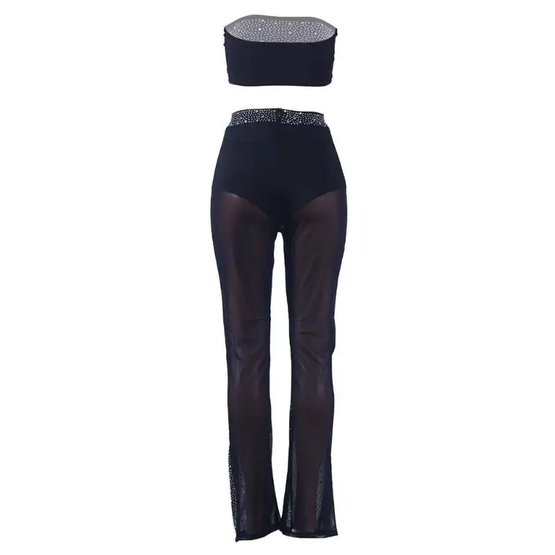 Женский клубный комплект одежды из 2 предметов модные облегающие эластичные