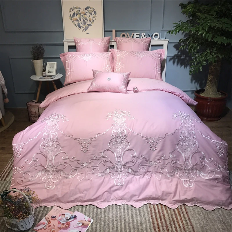 Комплект постельного белья из 4/6 предметов 100% Египетский хлопок Королевский