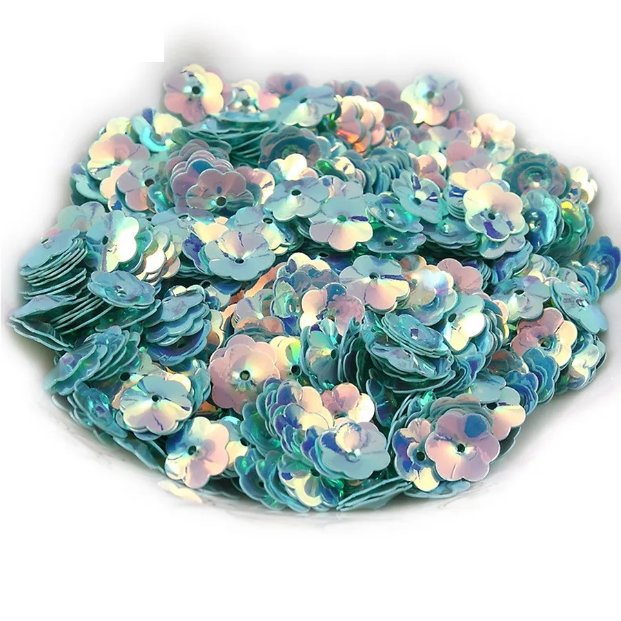 20 г/упак. 6 мм 3D цветок Блёстки ювелирных изделий для Стекло шпилька серьги
