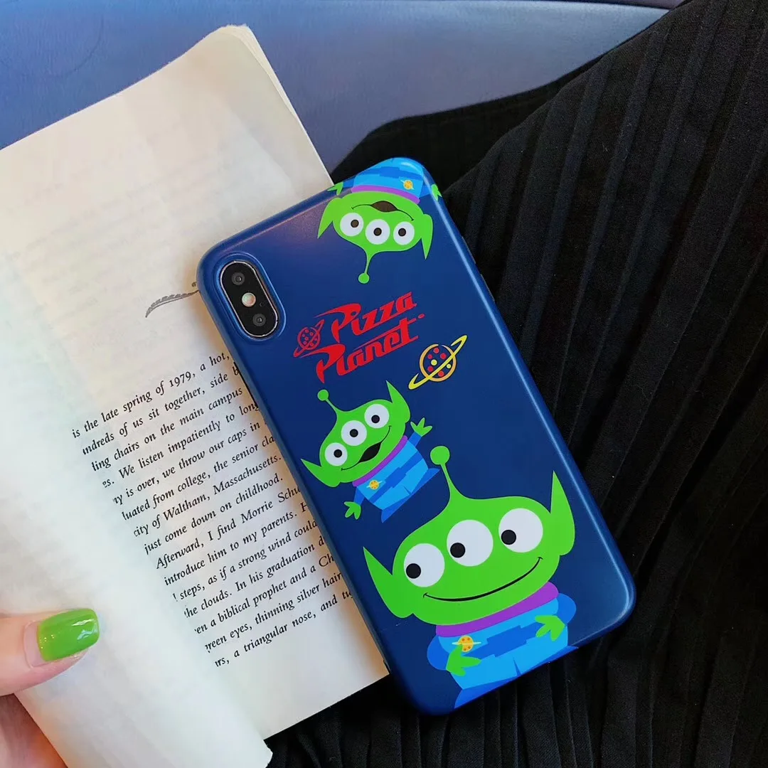 Cute Toy Story Buzz Woody Alien Phone Case For Apple iPhone 7 8 6 6s Plus Glossy IMD Cover 11 Pro Max X XS XR Coque |