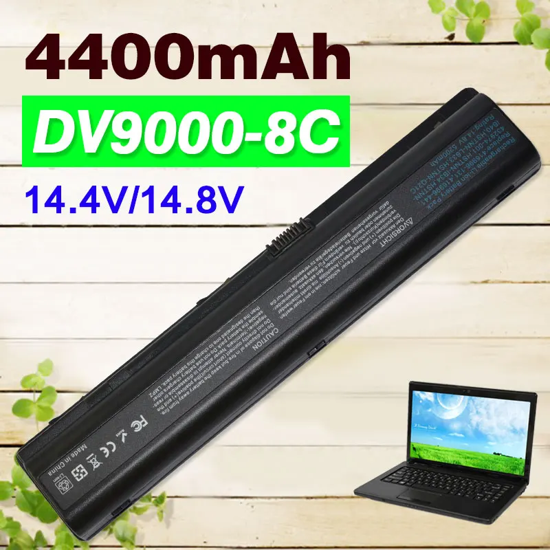 Аккумулятор для ноутбука 4400 мАч HP Pavilion EV087AA EX942AA HSTNN-IB34 HSTNN-Q21C HSTNN-LB33 448007-001 434877-141 dv9000