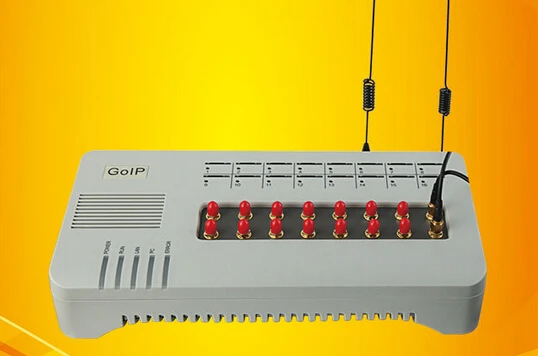 GSM VoIP GoIP Gateway GoIP-16 with SMS Support+Built-in Encryption+SIP Base |