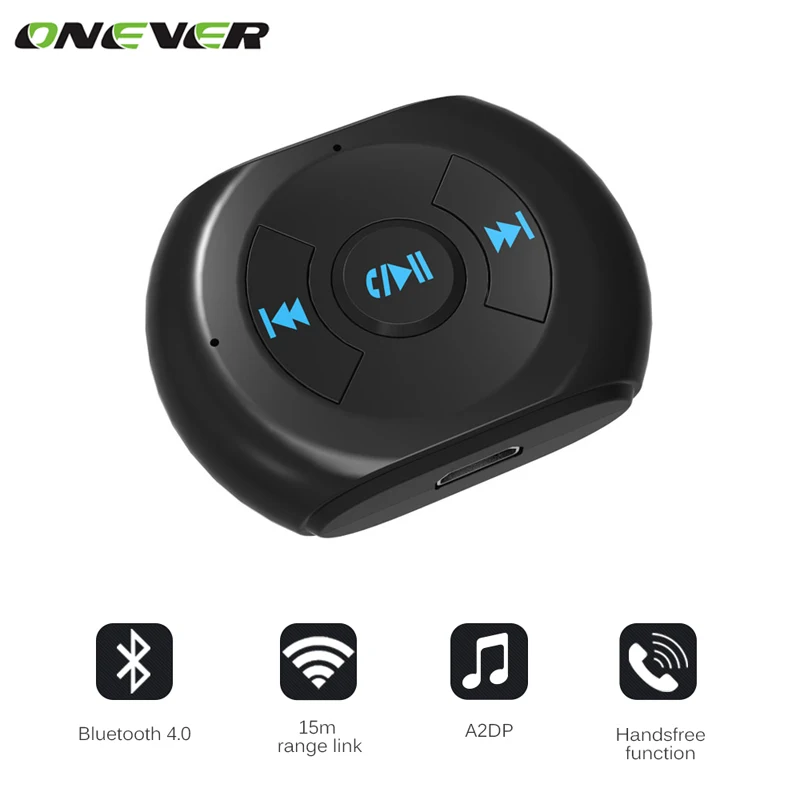 Автомобильный аудиоресивер с разъемом 3 5 мм Bluetooth 4 0 A2DP беспроводной приемник