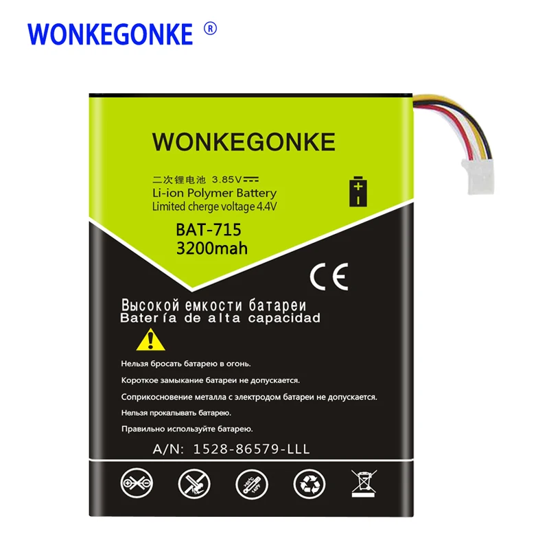 WONKEGONKE BAT 715 аккумуляторная батарея для Acer B1 A71 710 литий полимерные аккумуляторы