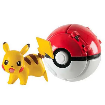 no box TAKARA TOMY Покемон мультфильм Pika Chespin Fennekin Froakie фигурки с мячом фигура аниме коллекции детские игрушки подарки - Цвет: no box