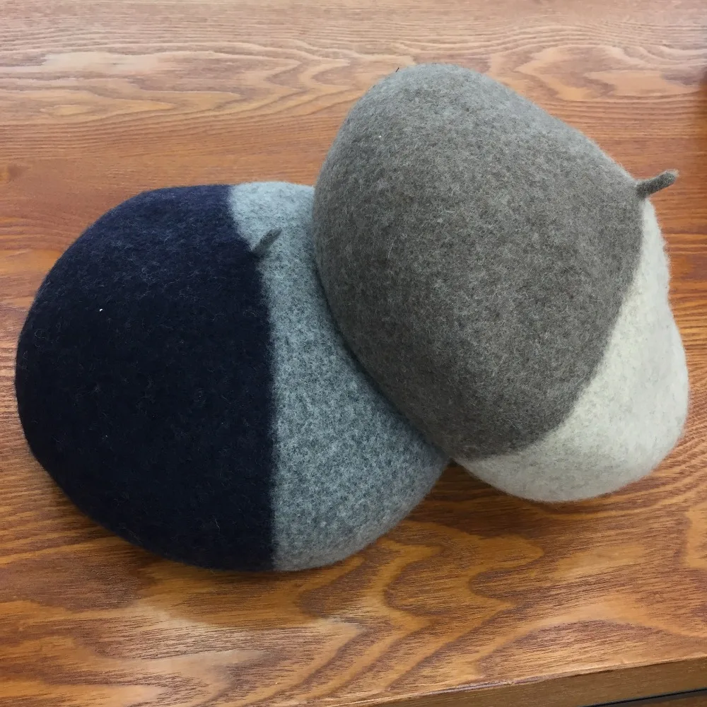 

VISROVER 9 colors Autumn winter assorted color Berets for female New Wool Womens Warm cap Casual High Quality soft handfeeling