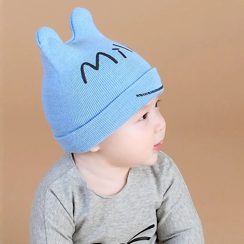 Baby Hat Boy Girl Beanie Cap for Newborn Infant Toddler Fashion Elastic Style Hats 0-12 Months | Детская одежда и обувь