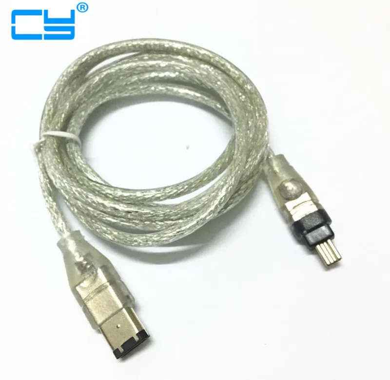 Кабели IEEE 1394 4 Pin 6pin Firewire 400 6Pin 4Pin кабель iLink 1 5 M/5FT|Компьютерные кабели и разъемы| |