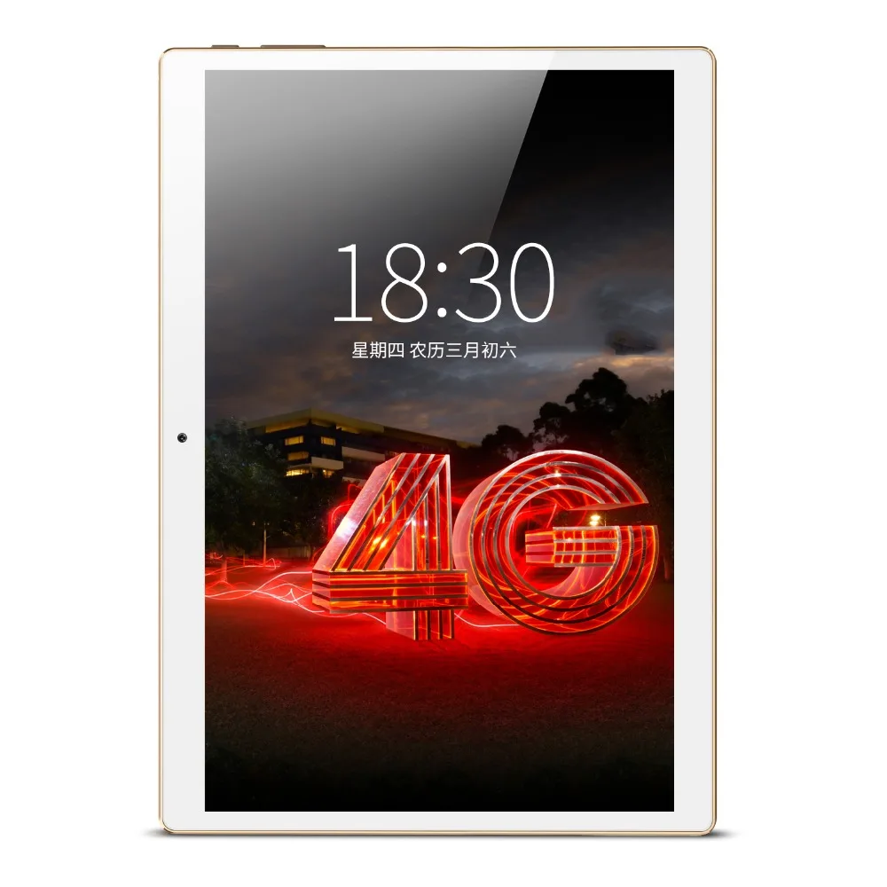 Планшетный ПК Onda V10 с поддержкой 4G и функцией телефонии, 10,1 IPS-экран с разрешением 1920*1200, восьмиядерный процессор MTK6753, операционная система Android 7.0, две SIM-карты, GPS, 2 ГБ оперативной памяти и 32 ГБ встроенной памяти.