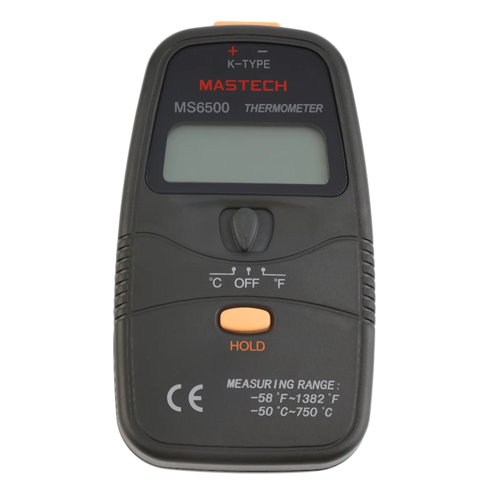 2017 Горячие MASTECH MS6500 ручной k-тип lcd Цифровой термометр Ttemperature по всему миру магазин