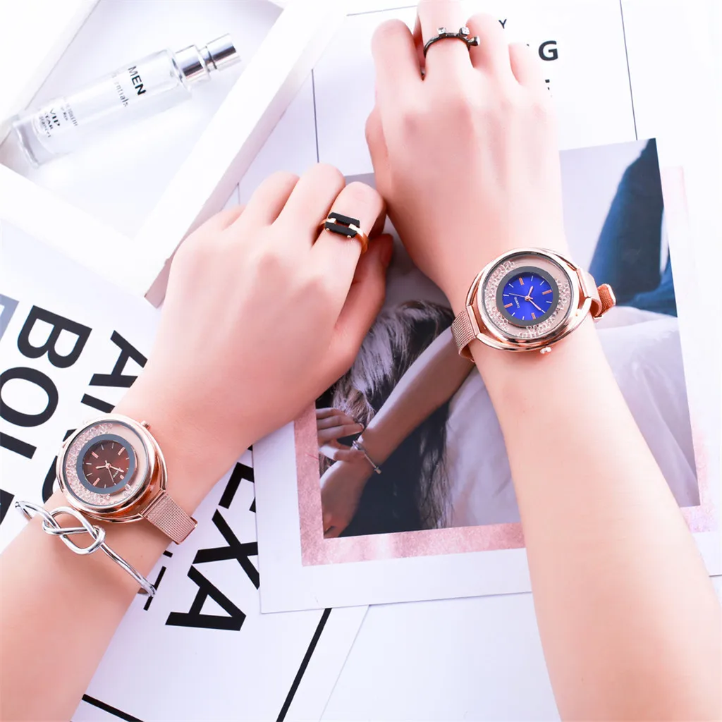 Кварцевые женские часы с кожаным ремешком Корейская версия часов для студентов