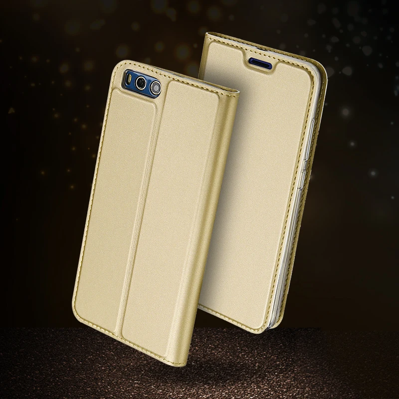 DUX DUCIS кожаный чехол для XiaoMi Mi 6 Fundas роскошный флип с подставкой и отделением карт