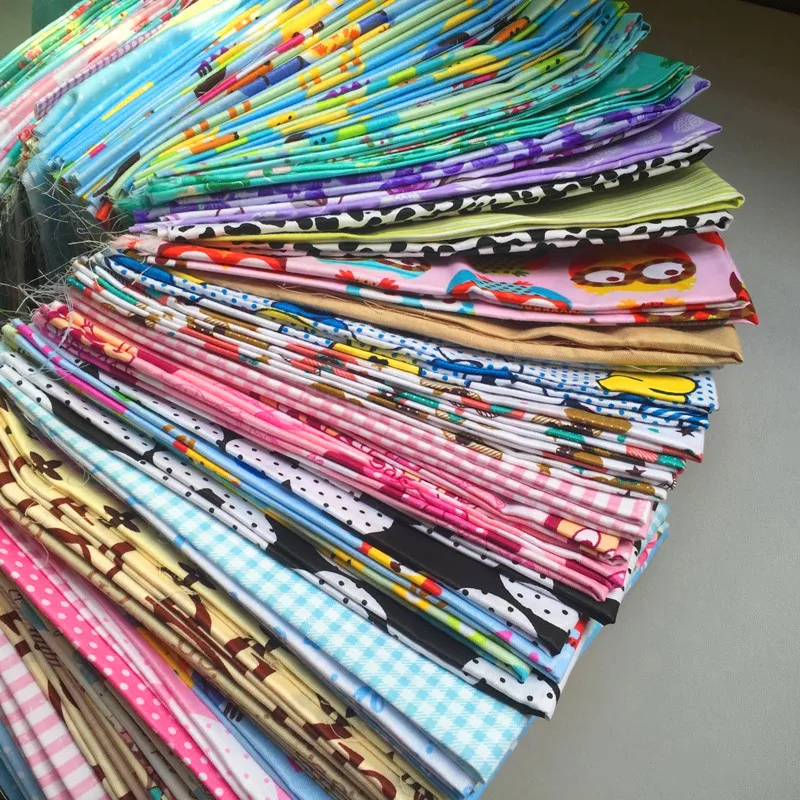 Teramila Cotton Fabric 4PCS/lot Random Designs 100% Twill Cloth for Sewing Tissus Patchwork Telas Tecido Quilting 40x50cm|designer cloths|cotton