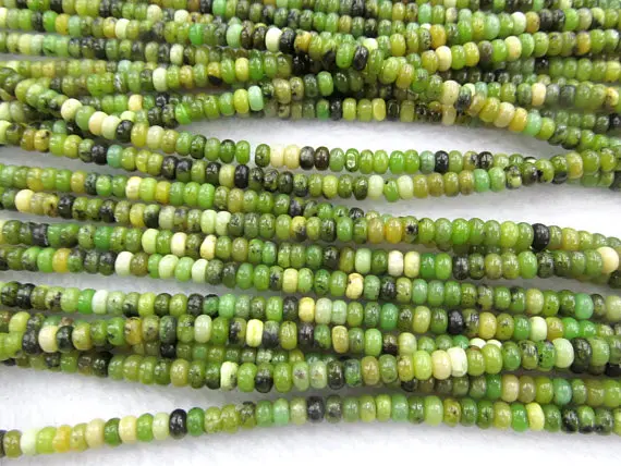 2 пряди драгоценных камней Chrysoprase 3 10 мм натуральный rondelle abacus heishi Австралийский